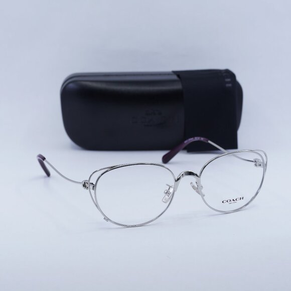 Final Price! Coach HC5095 9001 Silver Eyeglasses 54mm - Picture 1 of 11
